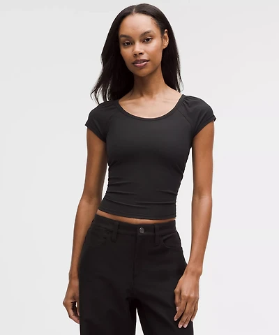 All It Takes Gathered Scoopneck T-Shirt