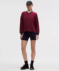 Jersey Training V-Neck Long-Sleeve Shirt