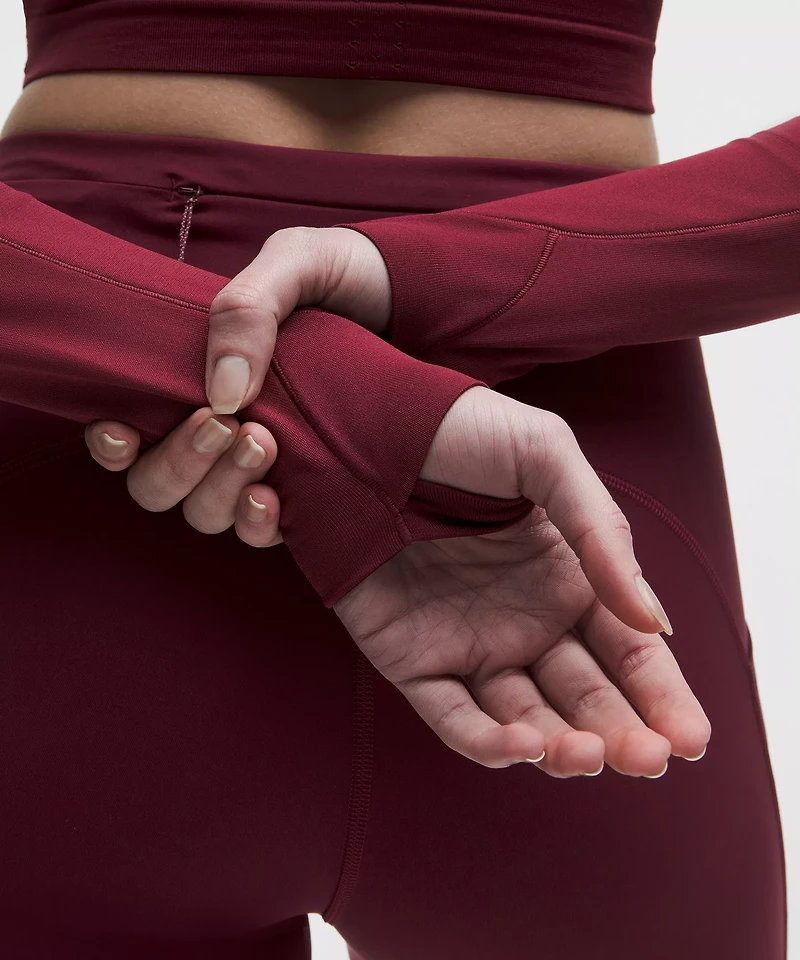 Swiftly Tech Cropped Long-Sleeve Shirt 2.0 *Stripe