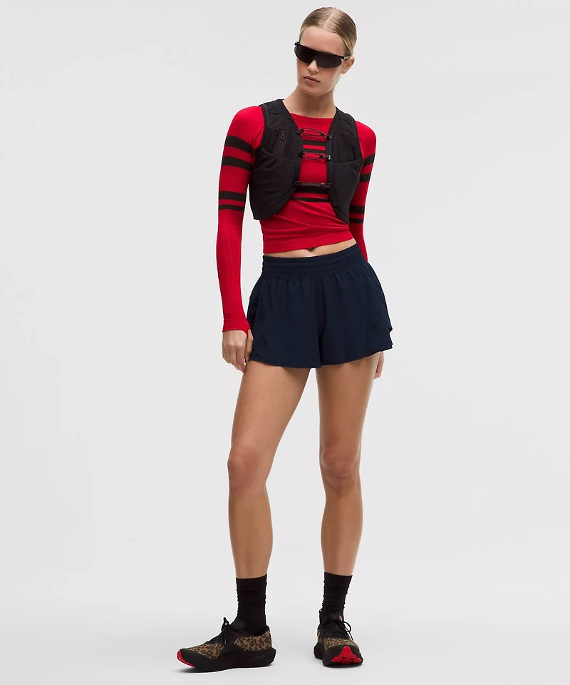 Swiftly Tech Long-Sleeve Shirt 2.0 Waist Length *Stripe