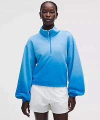 Cotton Terry Tennis Half Zip *Wash