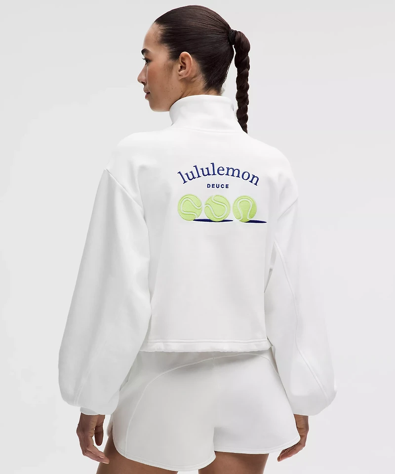 Cotton Terry Tennis Half Zip *Deuce