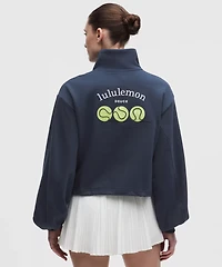 Cotton Terry Tennis Half Zip *Deuce