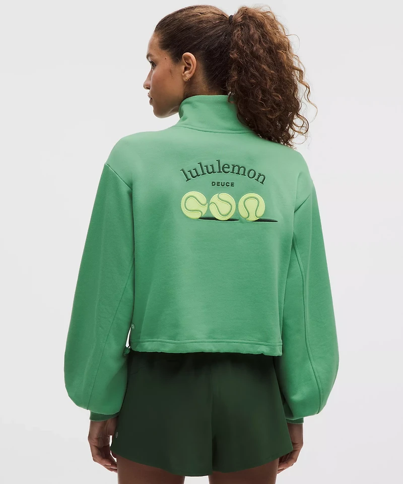 Cotton Terry Tennis Half Zip *Deuce