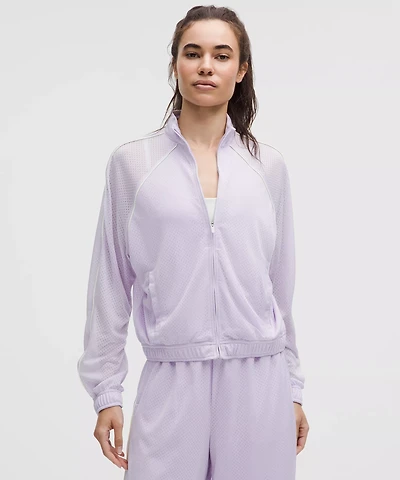 Mesh Full-Zip Training Jacket | Women's Coats & Jackets