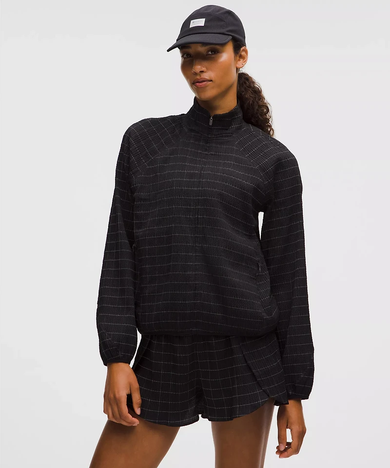 Adapted State Textured Jacket *Reflective Grid | Women's Coats & Jackets