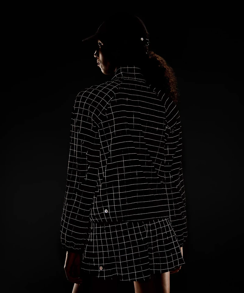 Adapted State Textured Jacket *Reflective Grid | Women's Coats & Jackets