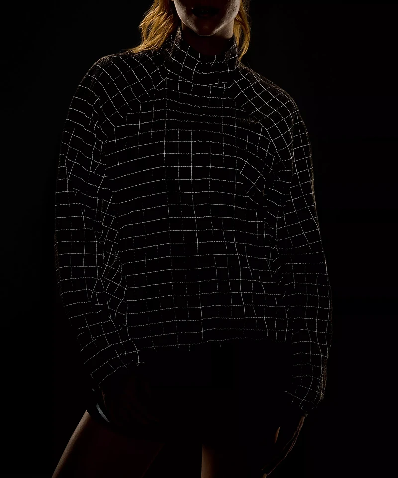Adapted State Textured Jacket *Reflective Grid | Women's Coats & Jackets
