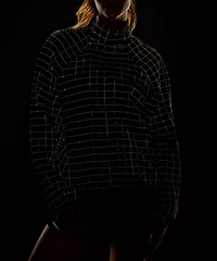 Adapted State Textured Jacket *Reflective Grid | Women's Coats & Jackets