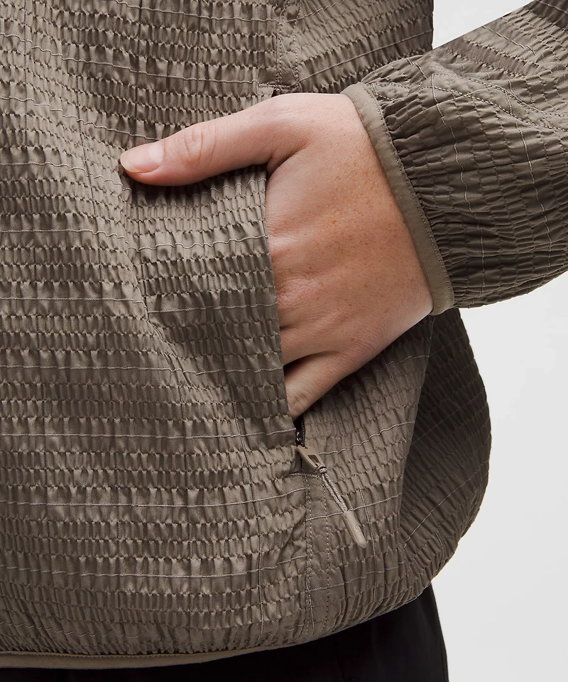Adapted State Textured Jacket *Reflective Grid | Women's Coats & Jackets