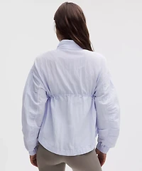 Crinkle Nylon Cinchable Jacket | Women's Coats & Jackets