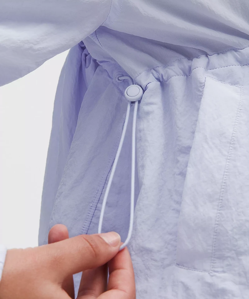 Crinkle Nylon Cinchable Jacket | Women's Coats & Jackets