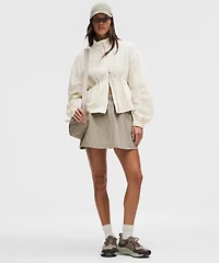 Crinkle Nylon Cinchable Jacket | Women's Coats & Jackets