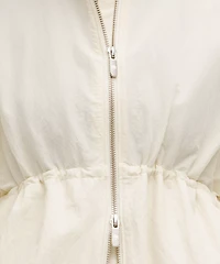Crinkle Nylon Cinchable Jacket | Women's Coats & Jackets