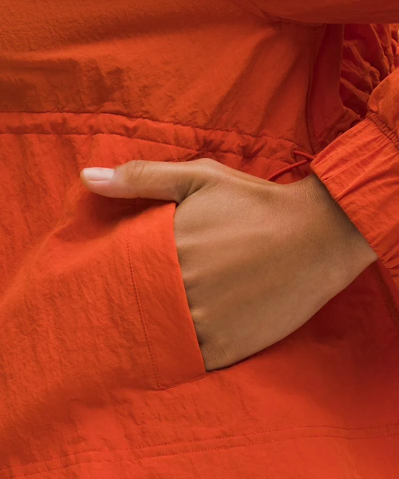 Crinkle Nylon Cinchable Jacket | Women's Coats & Jackets