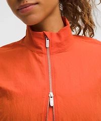 Crinkle Nylon Cinchable Jacket | Women's Coats & Jackets