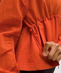 Crinkle Nylon Cinchable Jacket | Women's Coats & Jackets