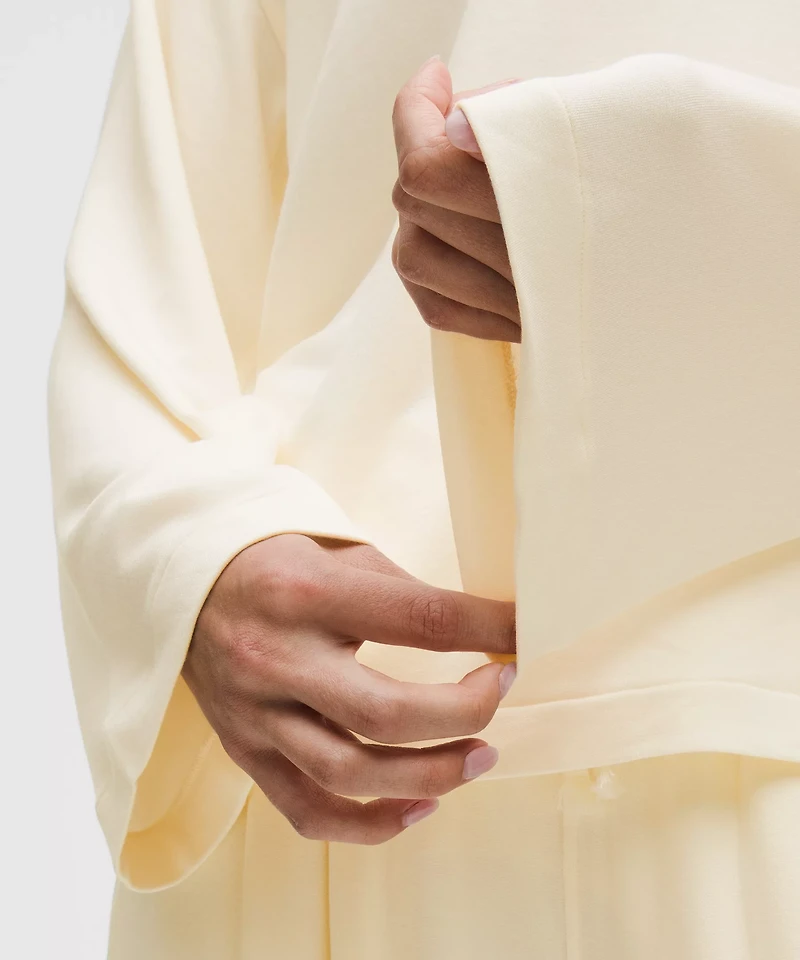 BeCalm V-Neck Bell Sleeve Shirt