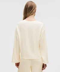 BeCalm V-Neck Bell Sleeve Shirt