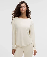 Drapey Softstreme Boatneck Long-Sleeve Shirt