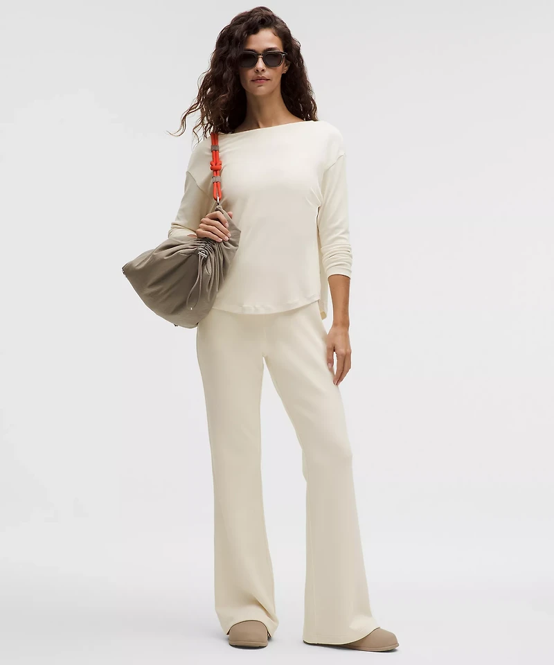 Drapey Softstreme Boatneck Long-Sleeve Shirt