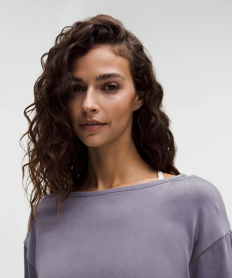 Drapey Softstreme Boatneck Long-Sleeve Shirt