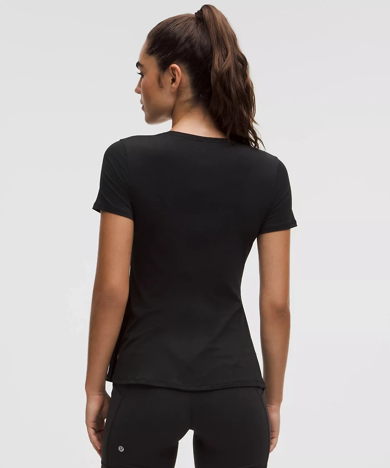 Lightweight Flowy Hem Short-Sleeve Shirt | Women's Short Sleeve Shirts & Tee's
