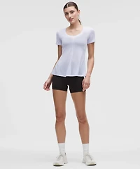 Lightweight Flowy Hem Short-Sleeve Shirt | Women's Short Sleeve Shirts & Tee's