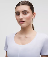Lightweight Flowy Hem Short-Sleeve Shirt | Women's Short Sleeve Shirts & Tee's