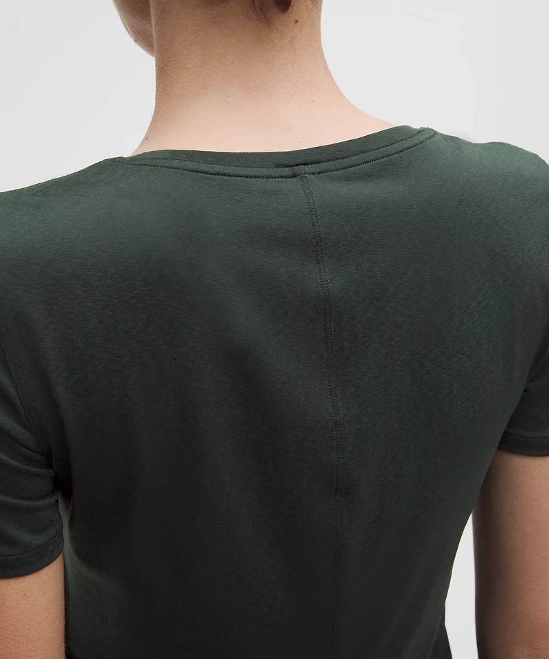 Lightweight Flowy Hem Short-Sleeve Shirt | Women's Short Sleeve Shirts & Tee's