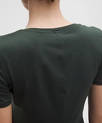 Lightweight Flowy Hem Short-Sleeve Shirt | Women's Short Sleeve Shirts & Tee's