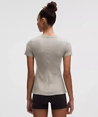 Lightweight Flowy Hem Short-Sleeve Shirt | Women's Short Sleeve Shirts & Tee's