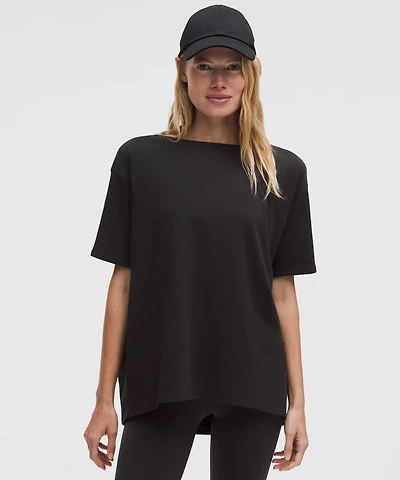 Back Action Organic Cotton T-Shirt | Women's Short Sleeve Shirts & Tee's