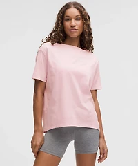 Back Action Organic Cotton T-Shirt | Women's Short Sleeve Shirts & Tee's