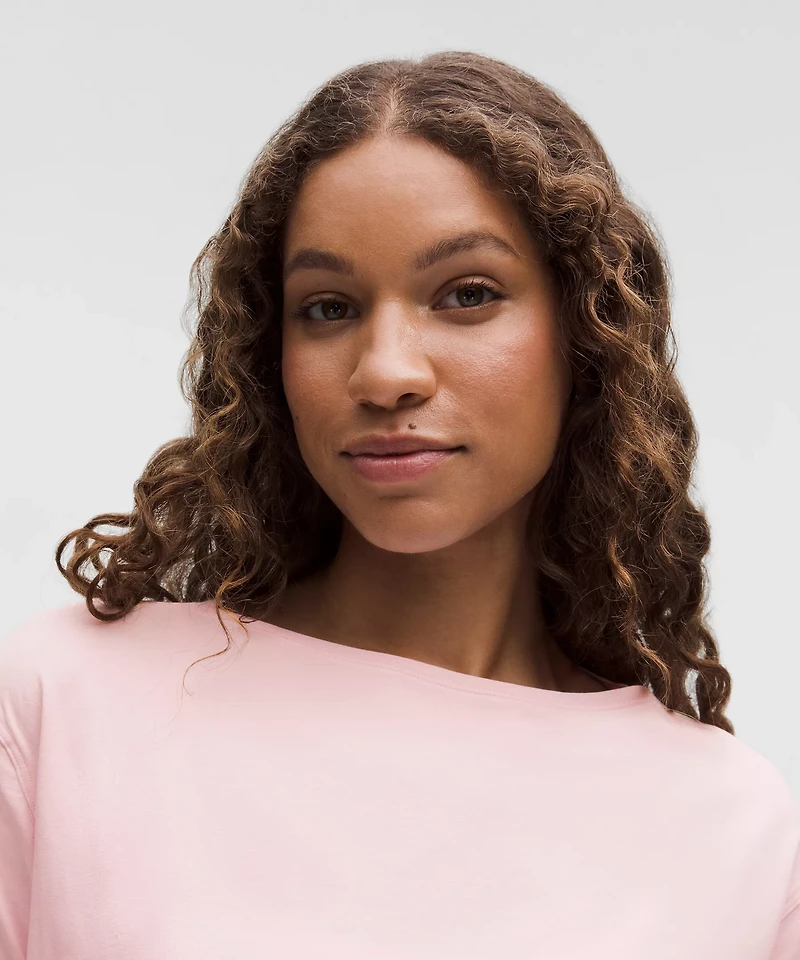 Back Action Organic Cotton T-Shirt | Women's Short Sleeve Shirts & Tee's