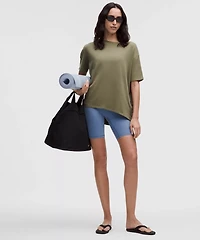 Back Action Organic Cotton T-Shirt | Women's Short Sleeve Shirts & Tee's