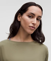 Back Action Organic Cotton T-Shirt | Women's Short Sleeve Shirts & Tee's