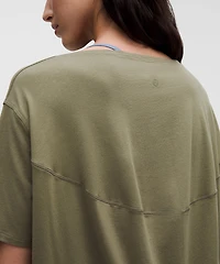 Back Action Organic Cotton T-Shirt | Women's Short Sleeve Shirts & Tee's
