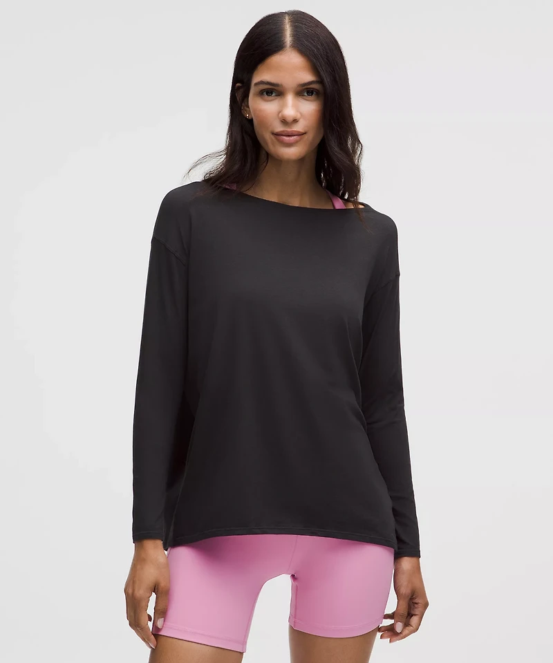 Back Action Organic Cotton Long-Sleeve Shirt | Women's Long Sleeve Shirts