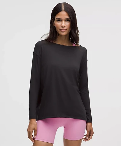 Back Action Organic Cotton Long-Sleeve Shirt | Women's Long Sleeve Shirts