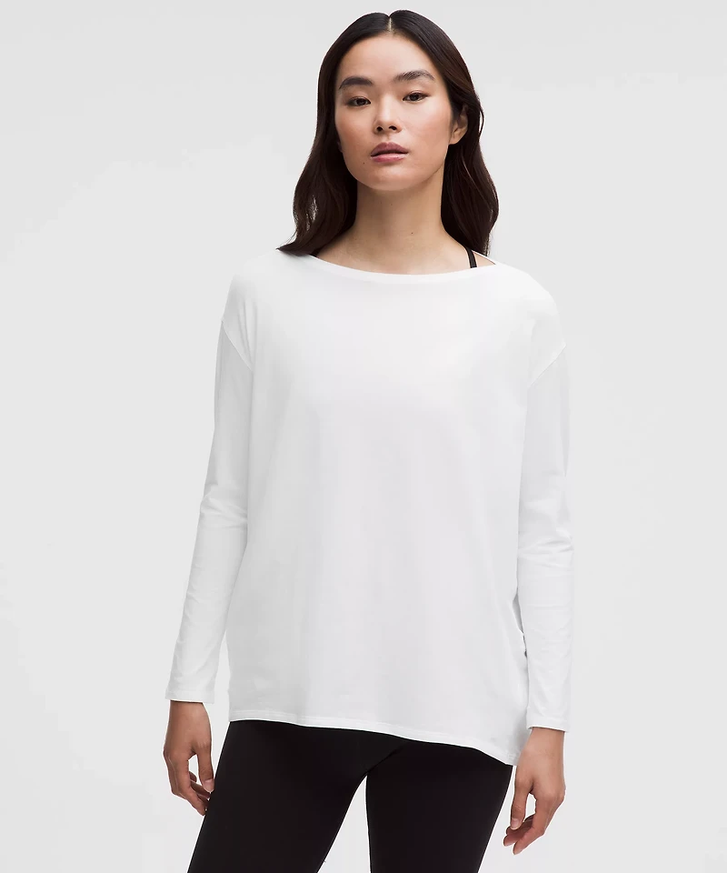 Back Action Organic Cotton Long-Sleeve Shirt | Women's Long Sleeve Shirts