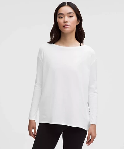 Back Action Organic Cotton Long-Sleeve Shirt | Women's Long Sleeve Shirts