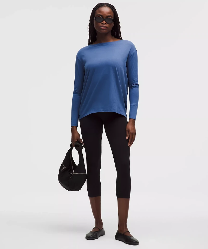 Back Action Organic Cotton Long-Sleeve Shirt