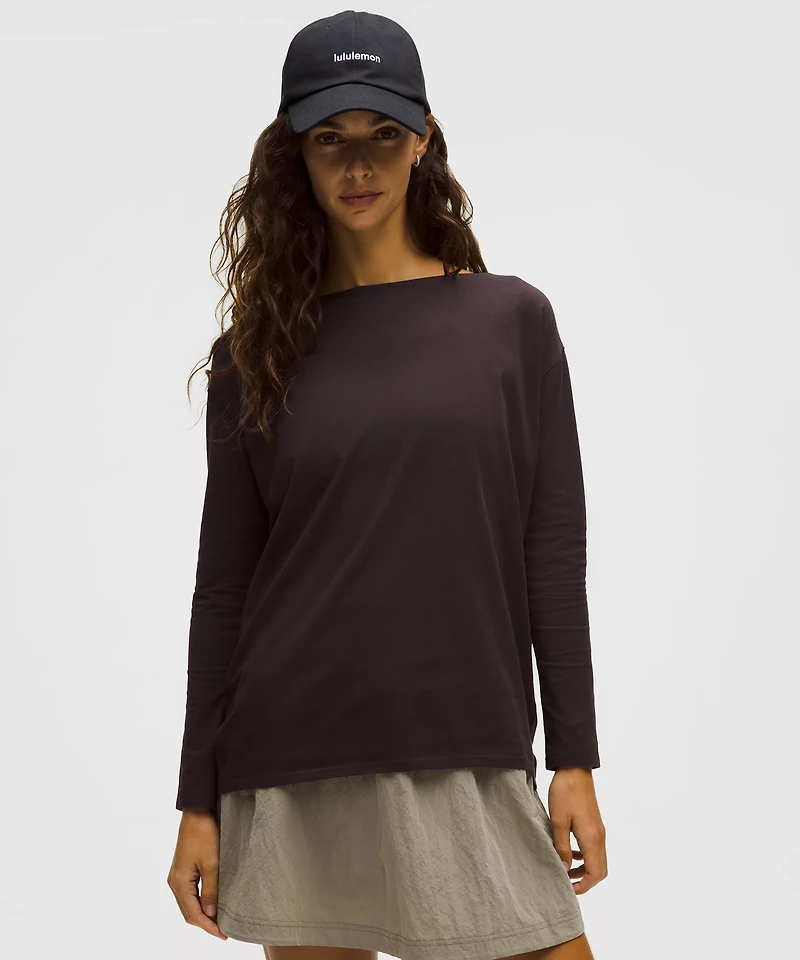 Back Action Organic Cotton Long-Sleeve Shirt | Women's Long Sleeve Shirts