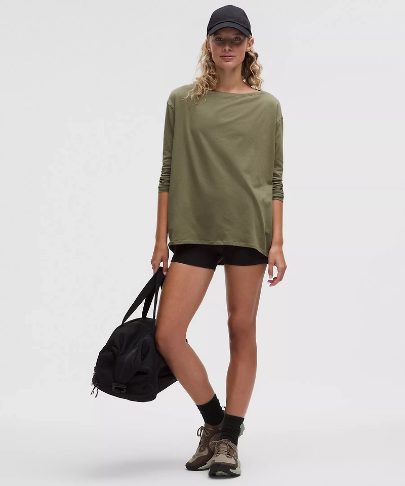 Back Action Organic Cotton Long-Sleeve Shirt | Women's Long Sleeve Shirts