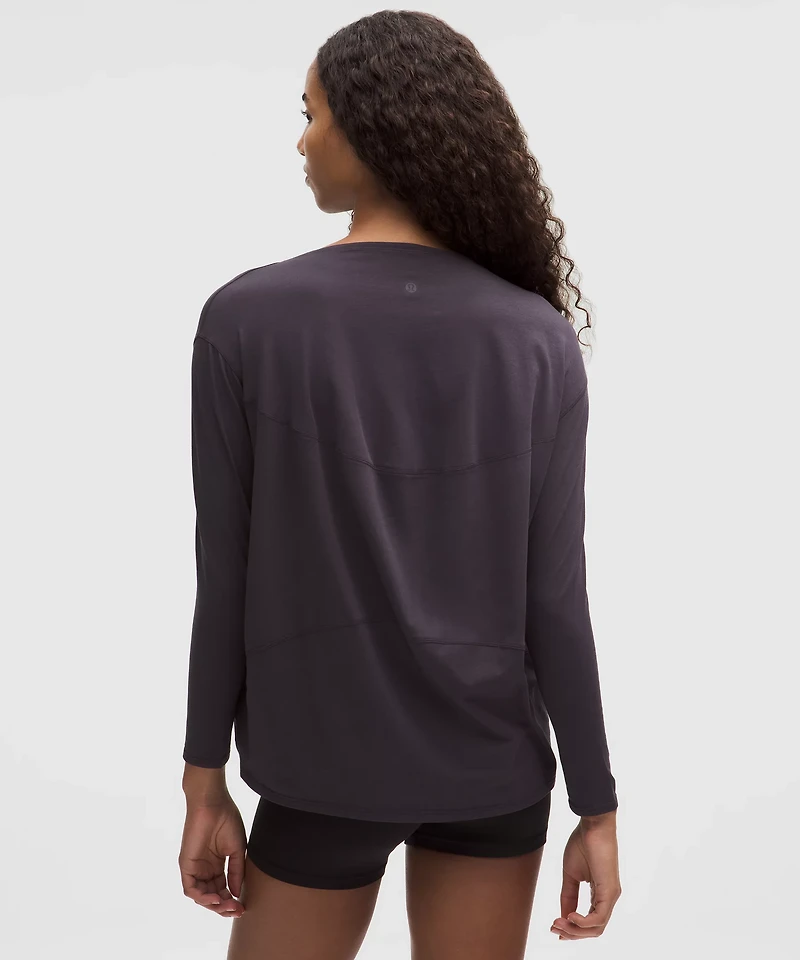 Back Action Organic Cotton Long-Sleeve Shirt