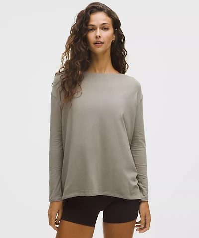 Back Action Organic Cotton Long-Sleeve Shirt