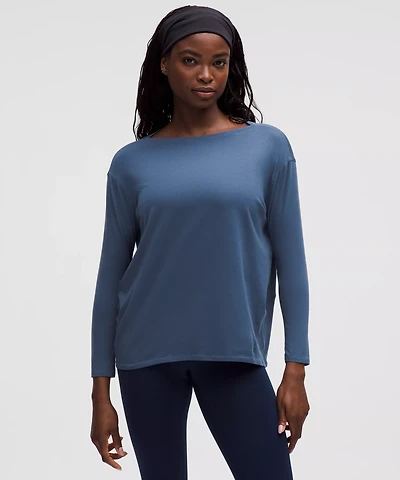 Back Action Organic Cotton Long-Sleeve Shirt | Women's Long Sleeve Shirts