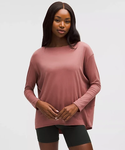Back Action Organic Cotton Long-Sleeve Shirt | Women's Long Sleeve Shirts