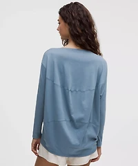 Back Action Organic Cotton Long-Sleeve Shirt